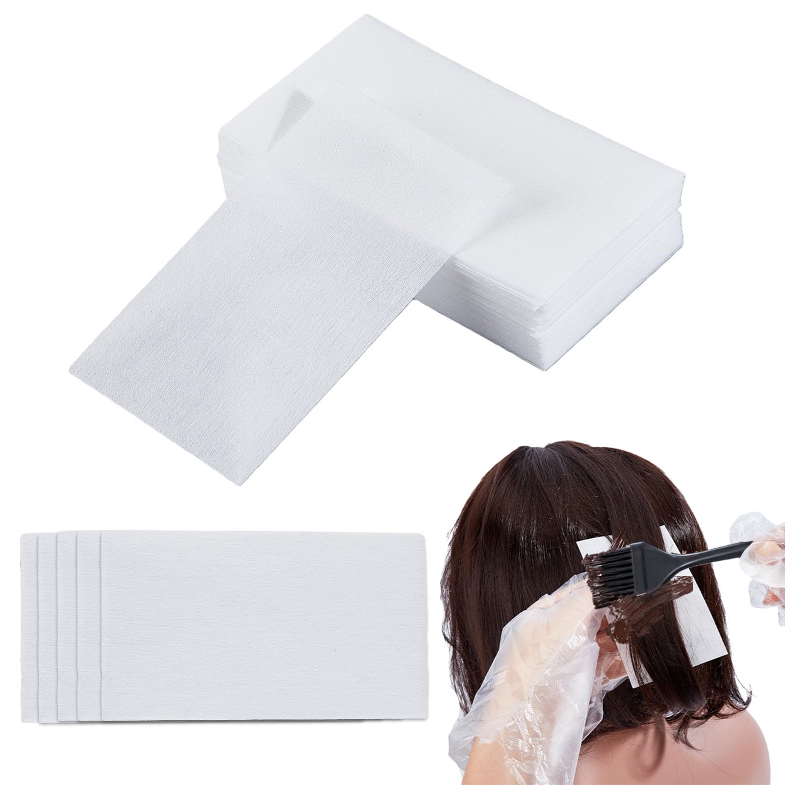 NICENEEDED 240 PCS Hair Perm Papers, Heat Resistant End Tissue Curling Paper Ultra-Thin Perming Papers, Personal Grooming Tools for Hair Salon Shop Home Salon Tool-image-6
