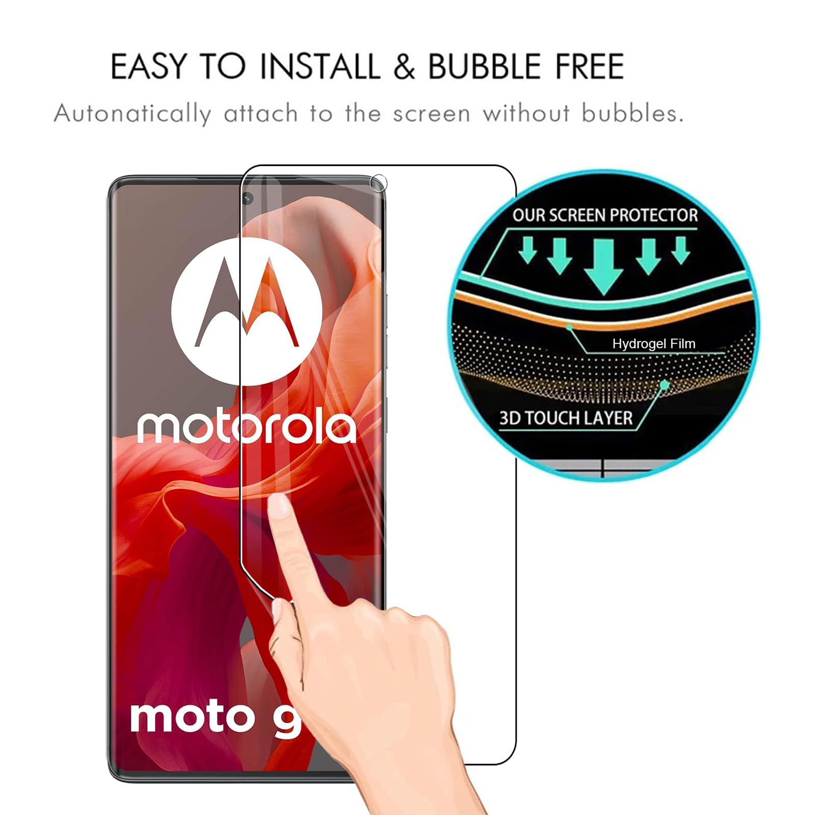 Hydrogel displaybeschermfolie voor Motorola Moto Edge 30