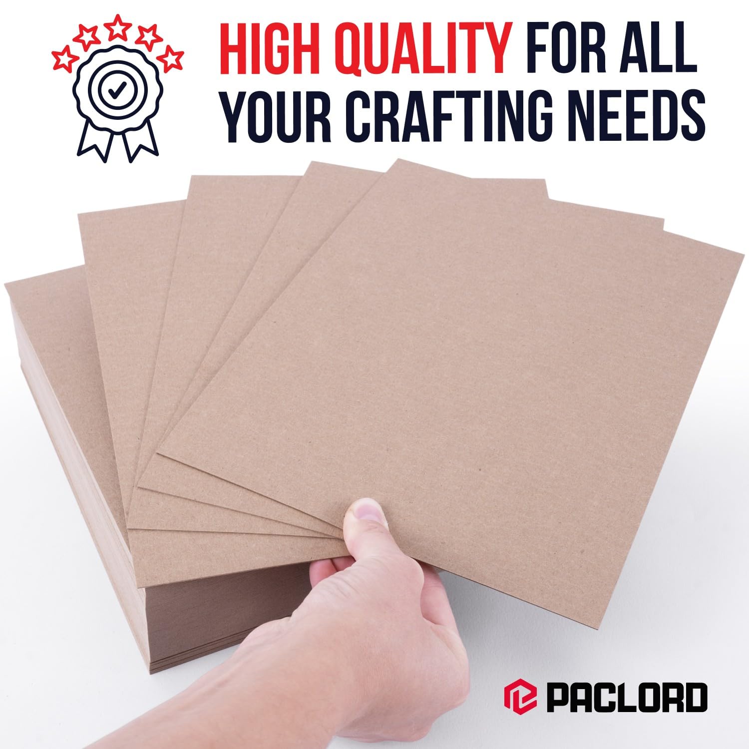27,9 x 43,2 cm, braune Kraftpapier-Spanplatten, 45 Stück, hergestellt in den USA, robuste, extra dicke Spanplatte (Packung mit 80 Stück), langlebige Spanplatte für Bilderrahmen, Buchumschläge