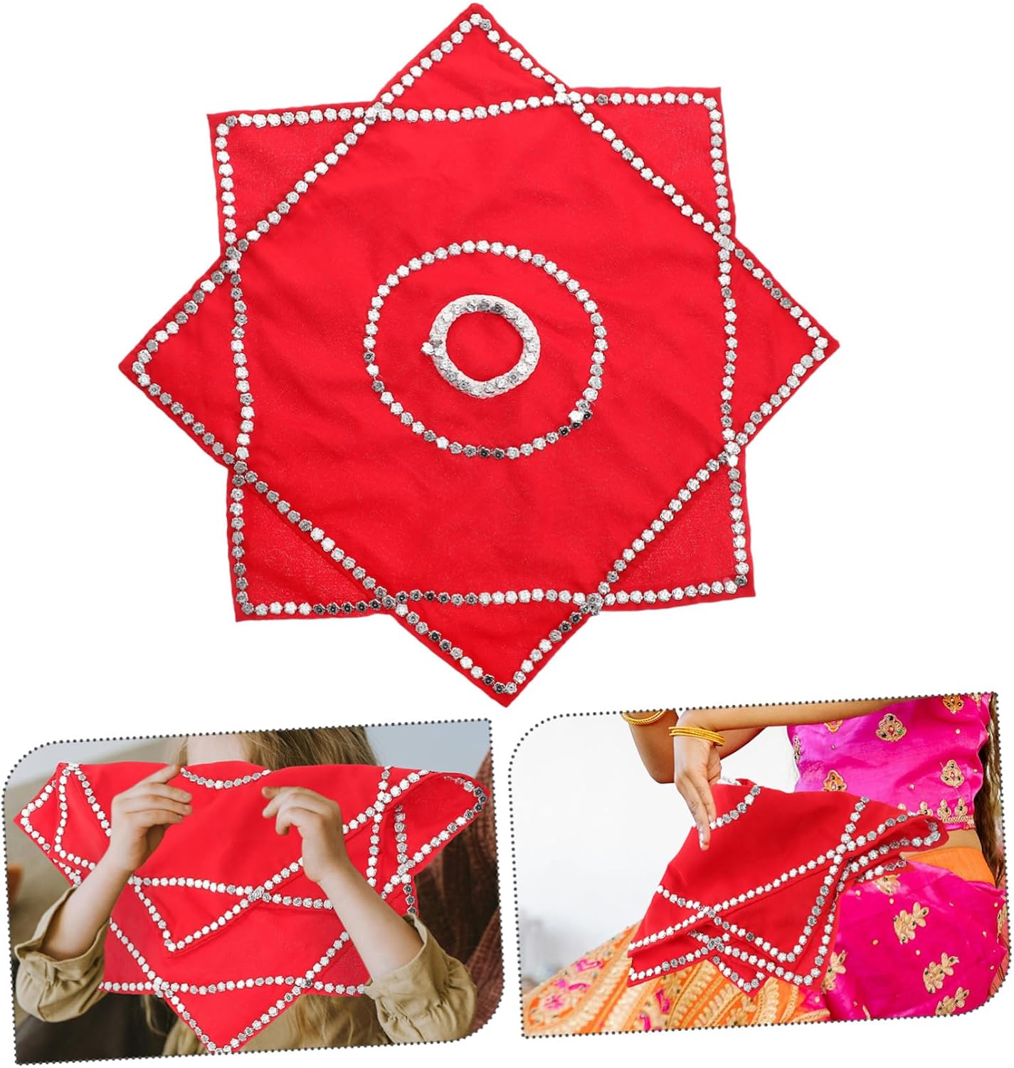 Dance Handkerchief Chinese Kerchief Play Scarves for Toddlers Boys and Girls Scarves for Dance Routines