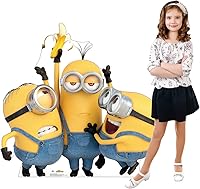 Vista 3 de Cardboard People Stuart, Kevin & Bob - Soporte de cartón de tamaño real - Minions