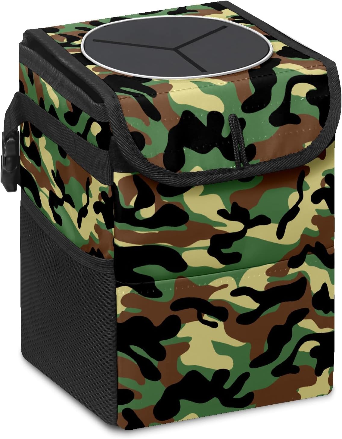 FCZ Car Trash Can Camouflage Army Pattern Waterproof Auto