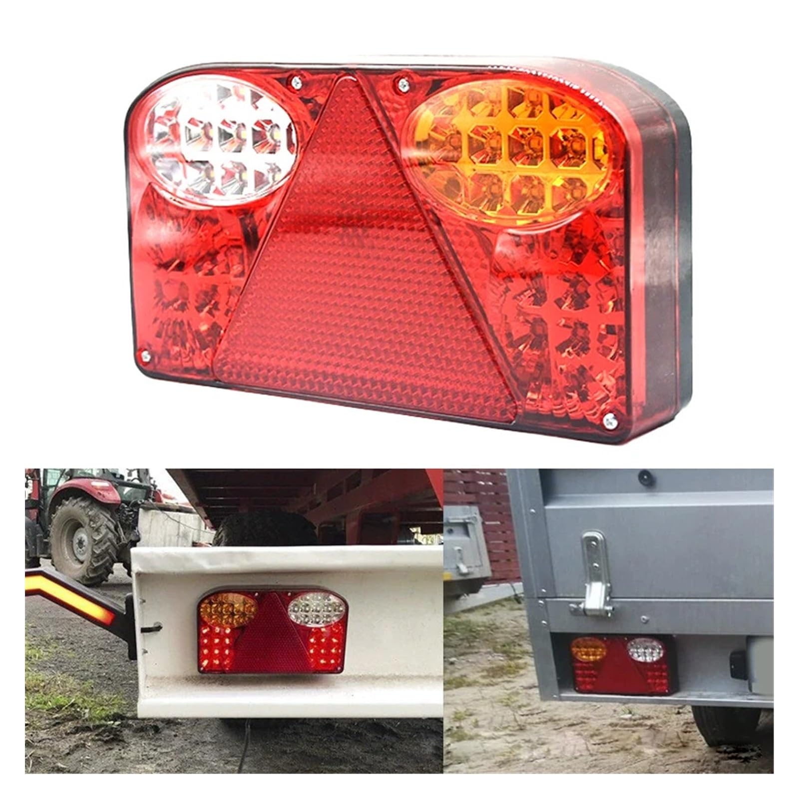 Ensemble de feu arrière Style Universel pour Voiture Camion remorque vélo Plage véhicule Navire Accessoires Automobiles légers 12V 24V Feu arrières