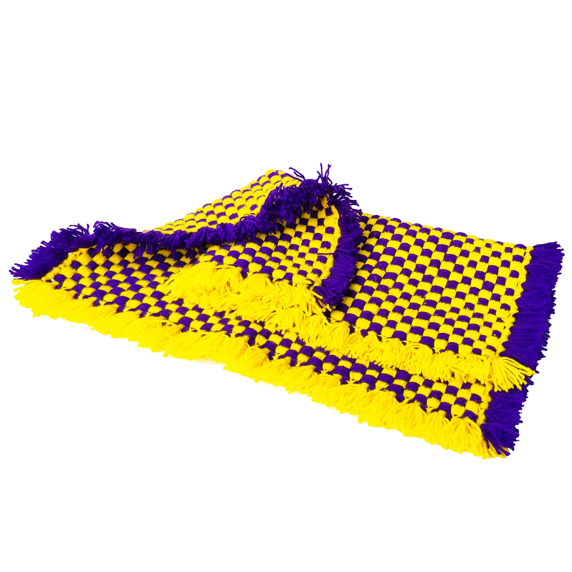 Woolen Puja Mat - Handmade Prayer Mat -4