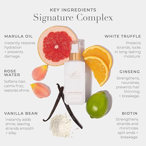 Miniatura 5 de Goldie Locks Acondicionador ultra hidratante sin enjuague  Fortalece el cabello y desenreda el cabello rebelde  Proporciona hidratación y protección