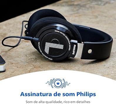 Philips Audio SHP9500 HiFi Precision Stereo Over-Ear Headphones (Black)