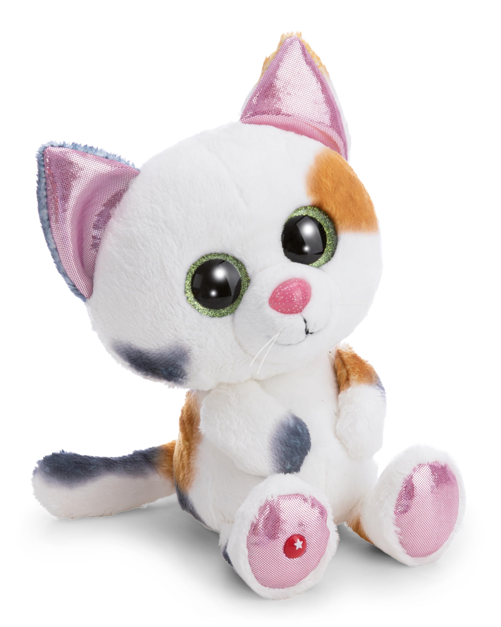 NICI GLUBSCHIS Calli Malli the Lucky Cat Soft Toy, Stuffed Animal Made of Soft Plush, Cute Plush Toy for Cuddling and Playing, for Children and Adults, Great Gift Idea, 25 cm, White โ 63056 โ image 1