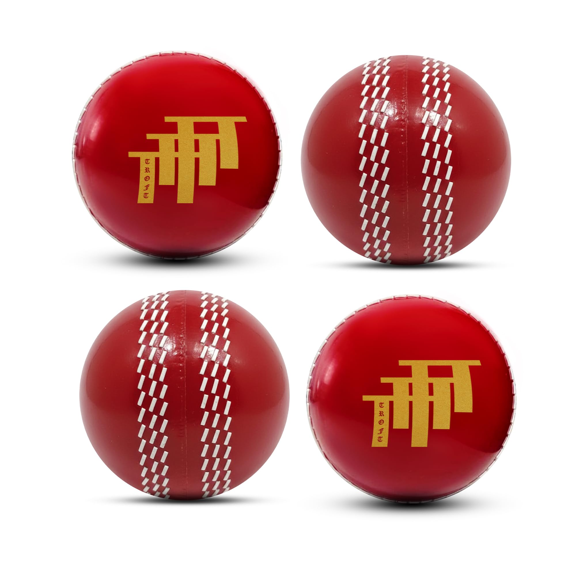 Troft i-20 Soft Synthetic Cricket Ball Standard Size Pack of 12 for Practice, Training, Street Cricket, Safe Play, Durable Material, All Surfaces 3