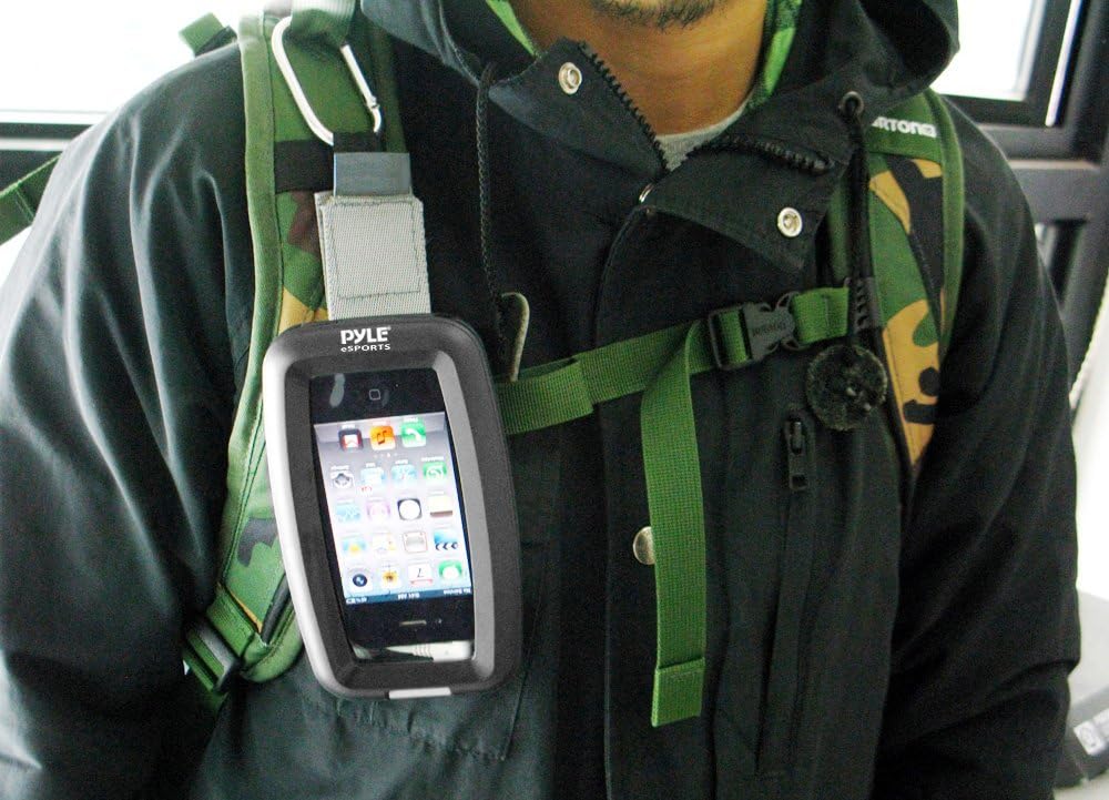 Ultimate Sport Universal Waterproof Case - Protective Water-Resistant Pouch with Carabiner Clip & Holding Strap for iPhone 4, 4s, iPod Touch, Android, MP3 Player & Other Portable Devices - Pyle PCIC45 : Electronics