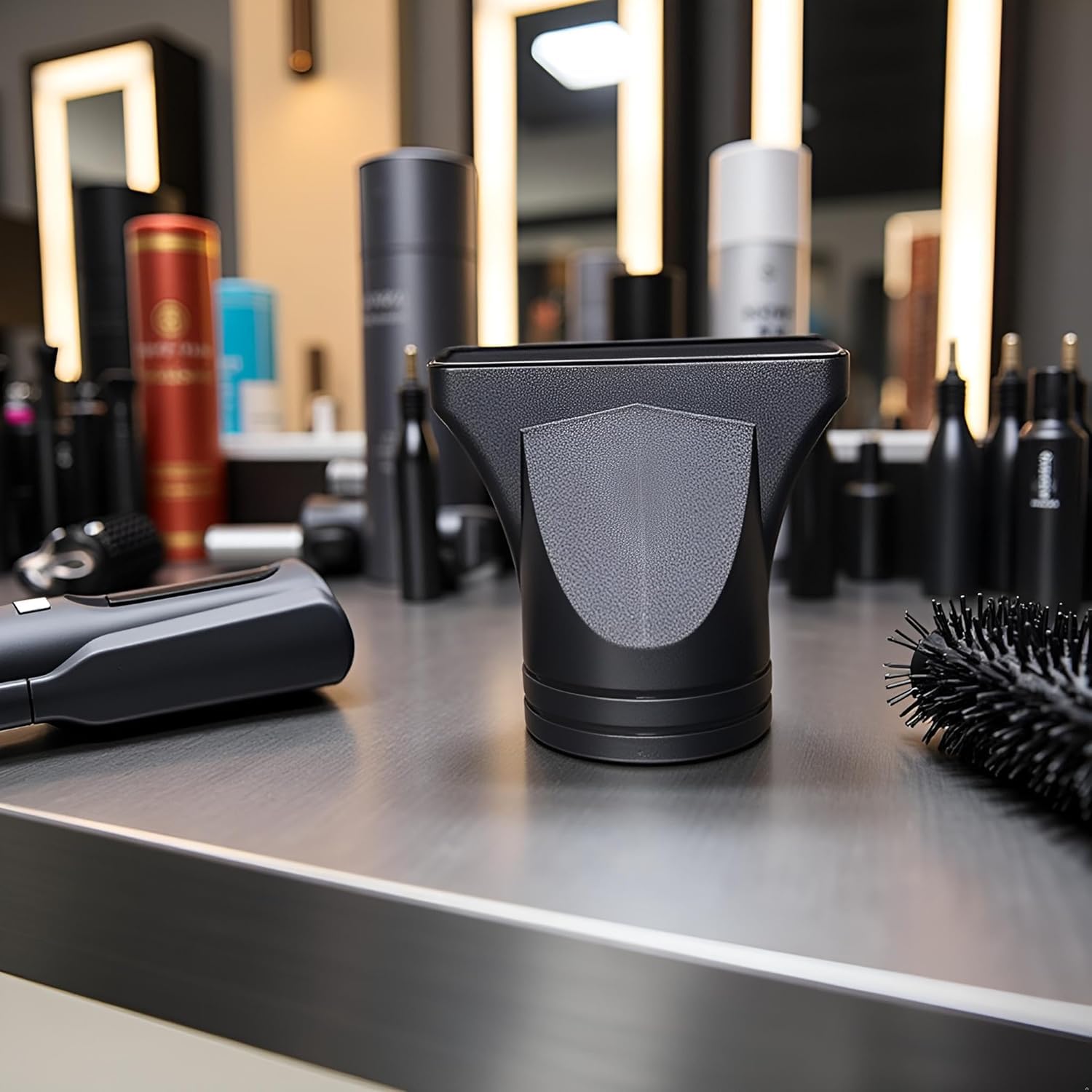Professional Black Universal Plastic Hair Dryer, Wide Design Only for Outer Diameter 4.2cm to 4.6cm, Convenient Blow Dryer Attachment