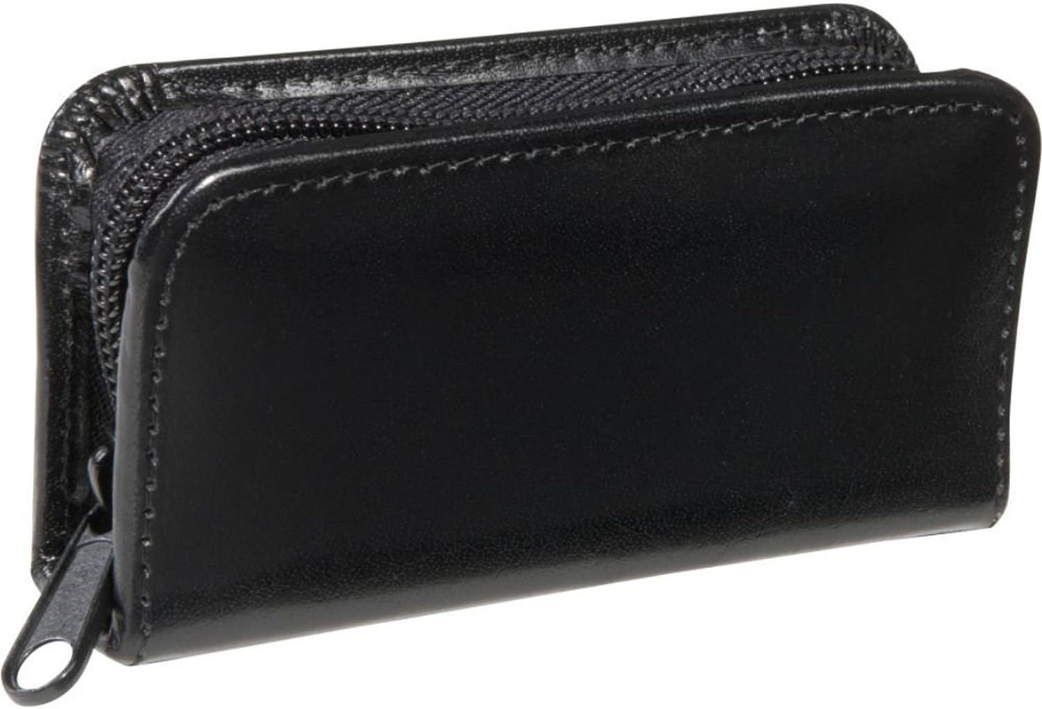 Genuine Leather Mini Manicure Travel Kit Color: Black