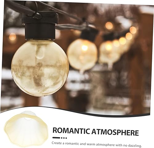 Miniatura 9 de Homoyoyo Pantalla de cristal esmerilado Pantalla de lámpara de glicina Pantalla de lámpara floral Cubierta de pantalla de lámpara de vidrio