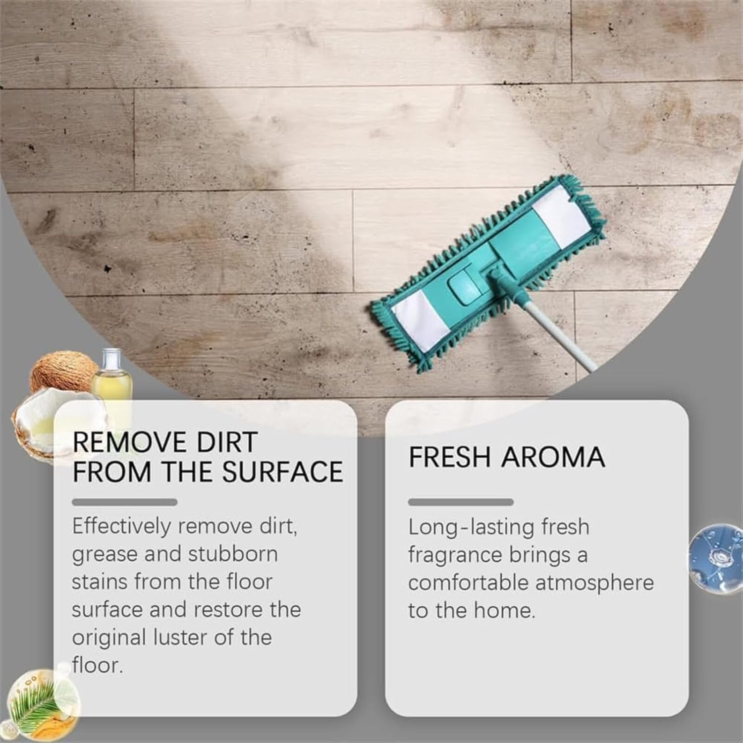 Bliss Mop, Highly Scented Fragrance, Long Lasting Luxury Floor for Hardwood, Gentle Floor for all Surfaces, Pet and Skin Safe
