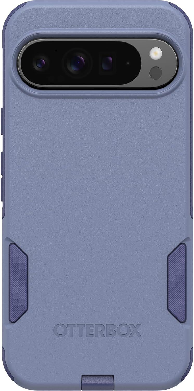 OtterBox Google Pixel 9 Pro XL Commuter Series Case - Denver Dusk (PURPLE), ultra-sleek, wireless charging compatible, raised edges protect camera & screen (Ships in Polybag)