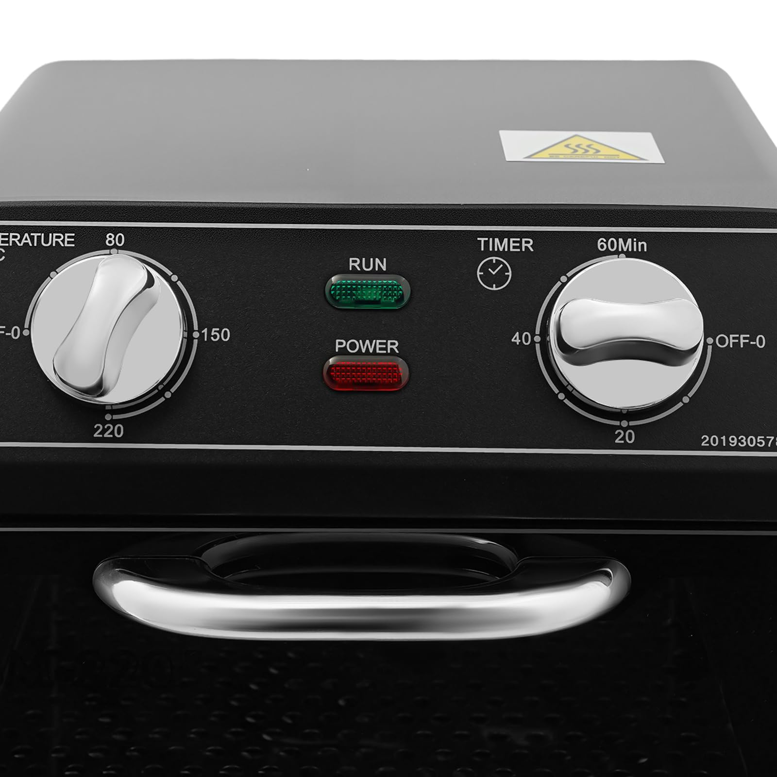 Sterylizator antywirusowy o wysokiej temperaturze, 600 W, 8 l, sterylizator gorącego powietrza z regulacją temperatury, timer, sterylizator wysokotemperaturowy do spa, studia paznokci