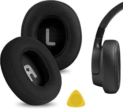Geekria Replacement Ear Pads Compatible with JBL Tune720BT/ Tune750BTNC/ Tune710BT/ Tune700BT/ Tune760NC/ Tune770NC Wireless Over-Ear Headphones Ear Cushions, Repair Parts Black