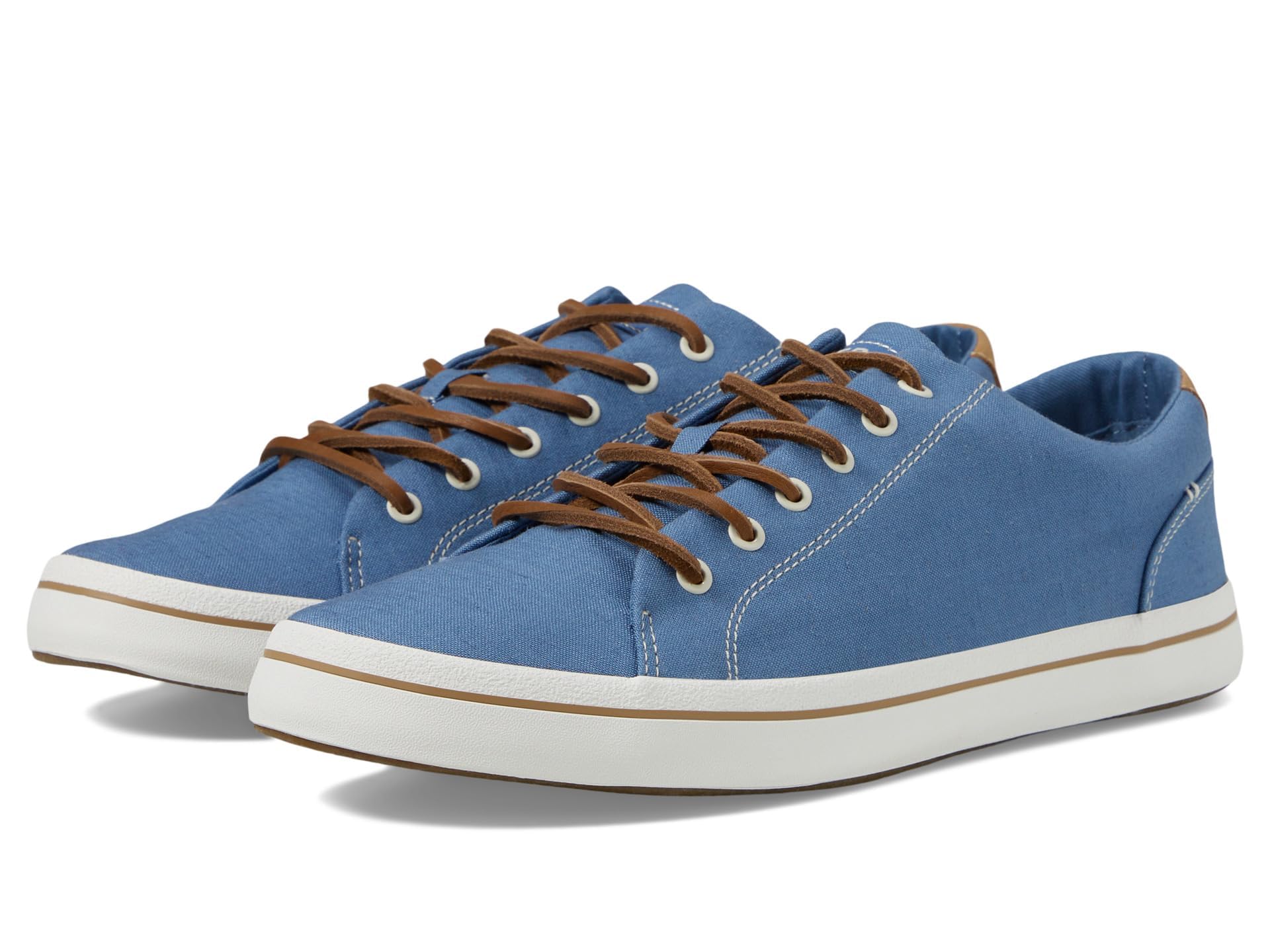 Sperry cream blue linen striped coastal preppy Topsiders Oxford men’s shoes 10 Preppy Sperry Shoes - Etsy main image 3