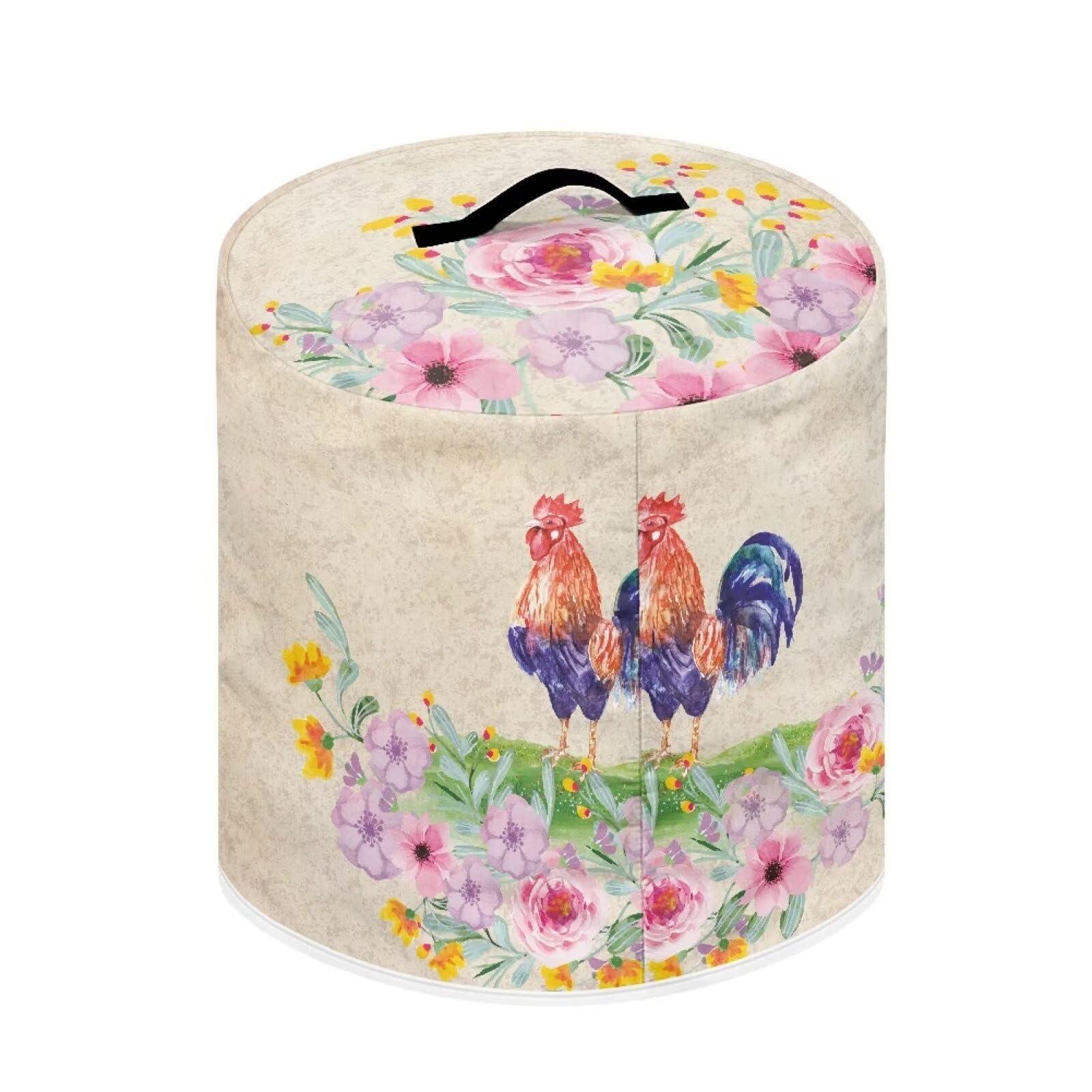 Wiryuouvt Christmas Snowman Air Fryer Cover Lightweight Kitchen Assistant Rice Cooker Dust Cover for Instant Pot 3 Quart Inner Pot Air Fryer Dust Cover Appliance Covers Size S