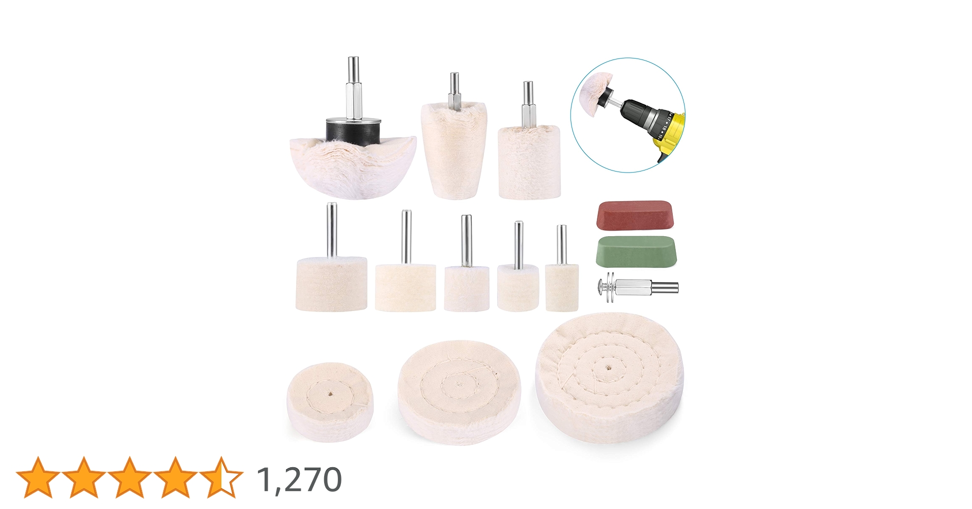 Buffing Wheel Car Polishing Pads Drill Buffing Pad Mop Rouge - Australia