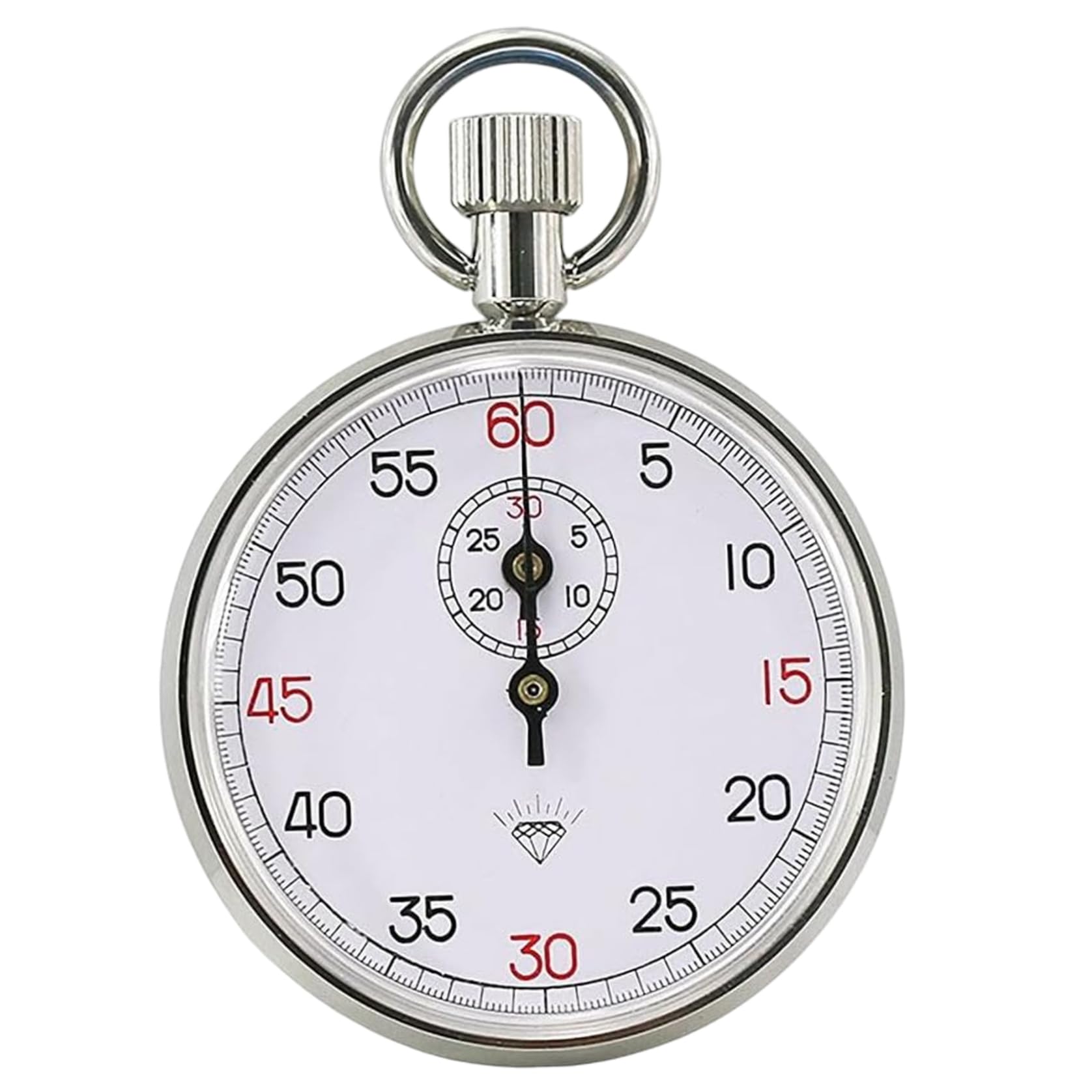 Chronomètre mécanique vintage des années 60 en acier inoxydable pour le sport