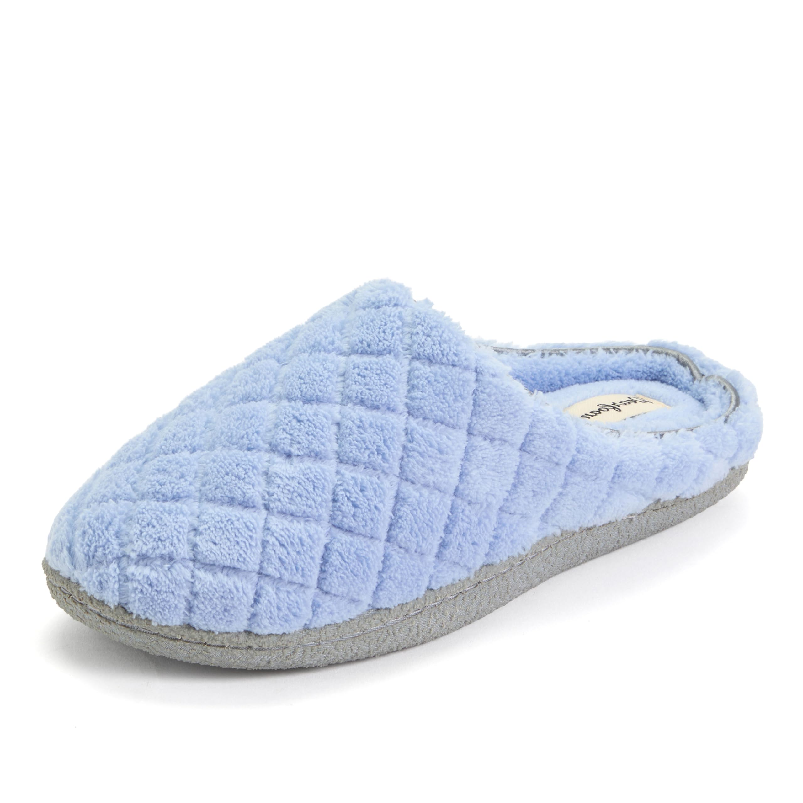 Leslie Terry Clog House Shoes with Memory Foam, Indoor Slippers with Wide Widths