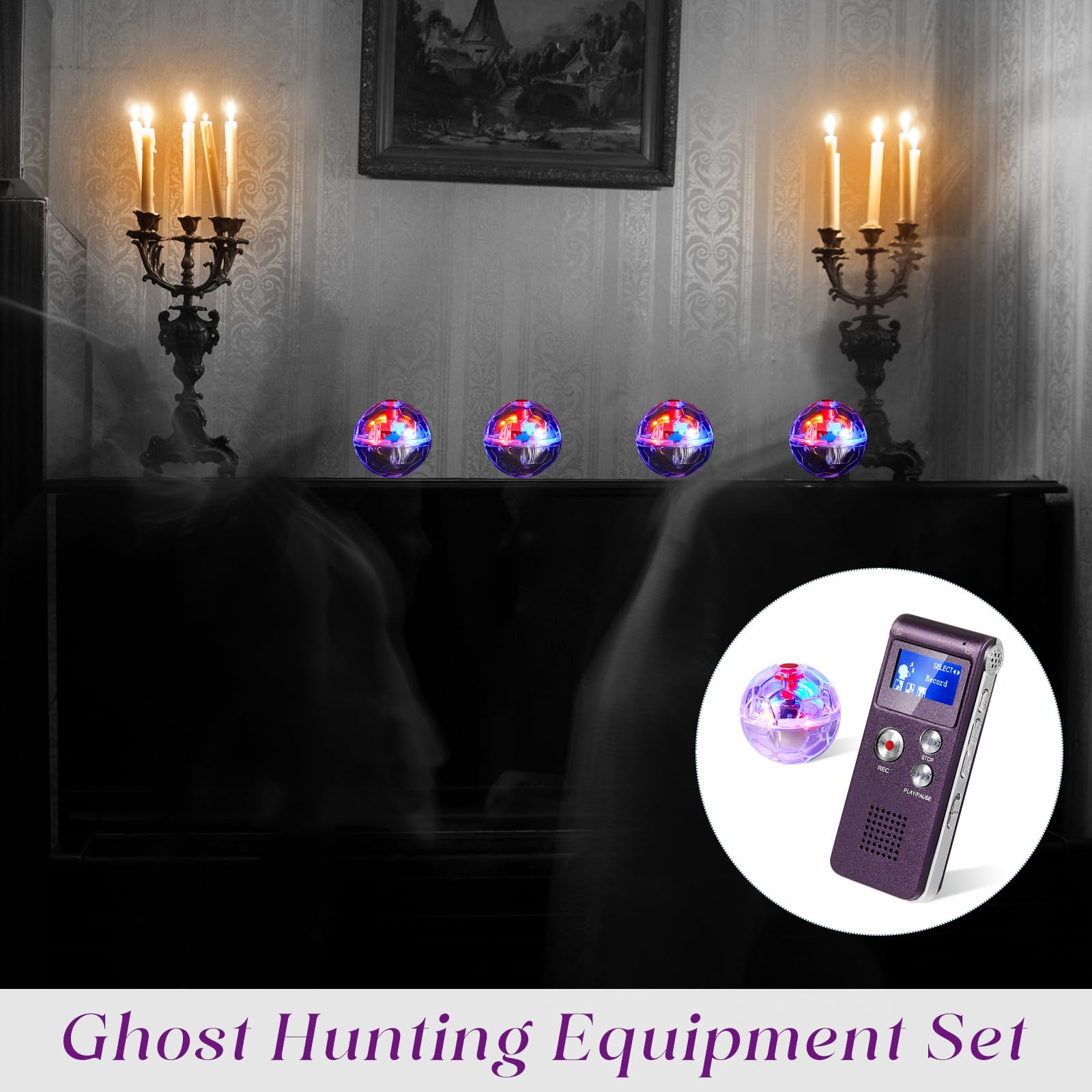 15Pcs Motion Light Up Hunting Cat Ball For Cats Motion Activated Cat Ball With LED Light Pet Interactive Toy Animal Activity Toy For More Cat Pet Family - View #13