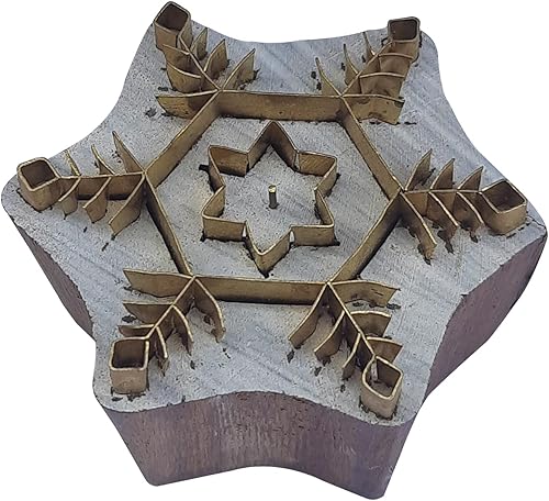 Royal Kraft Sellos de madera de latón para impresión de bloques en arcilla, cerámica, tela BHJtag010