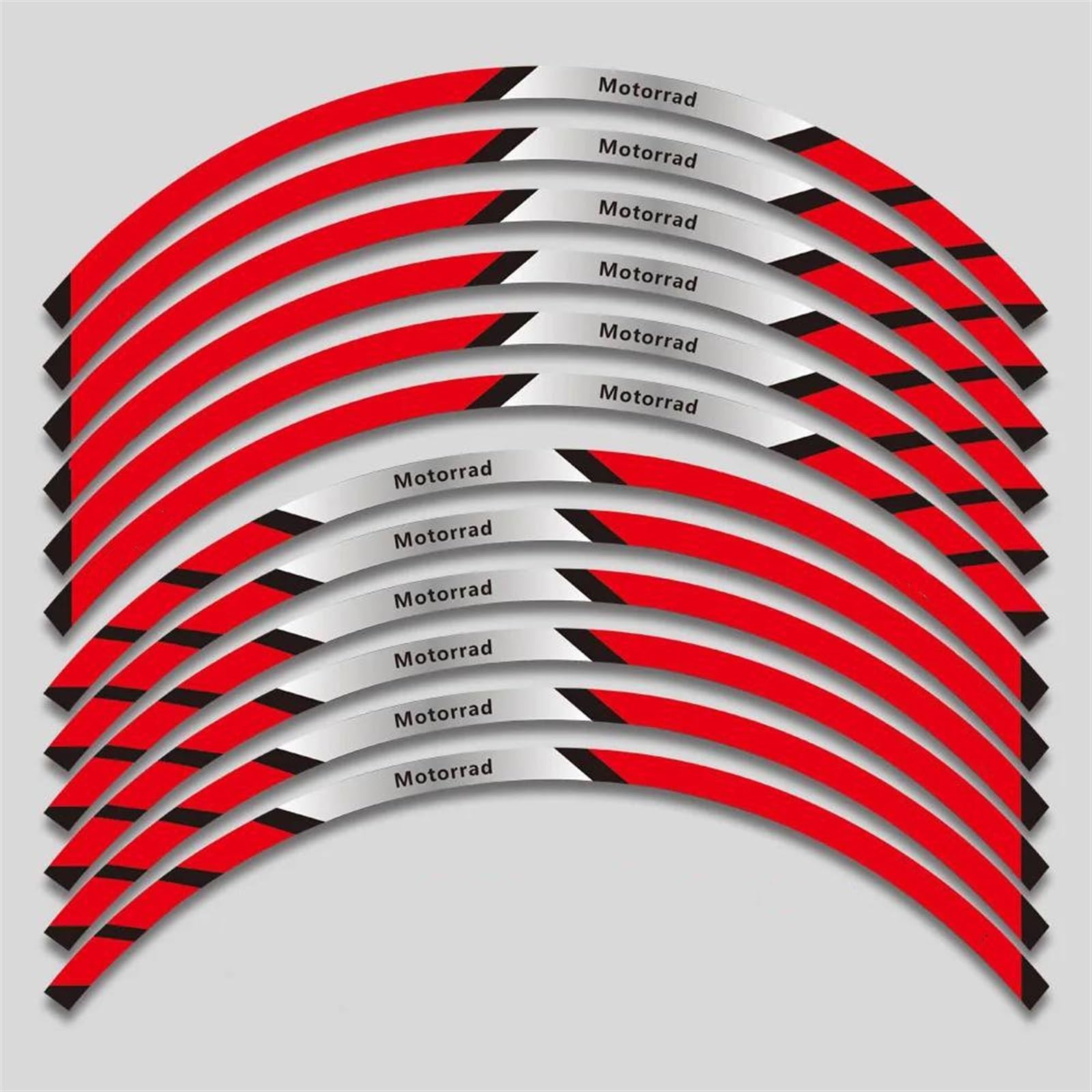 Stickers Motorcycle Reflective Rim Edge Stripes Wheel Stickers for NC750 NC750S NC750X NC 750 XS 750X 750S(Style 8)