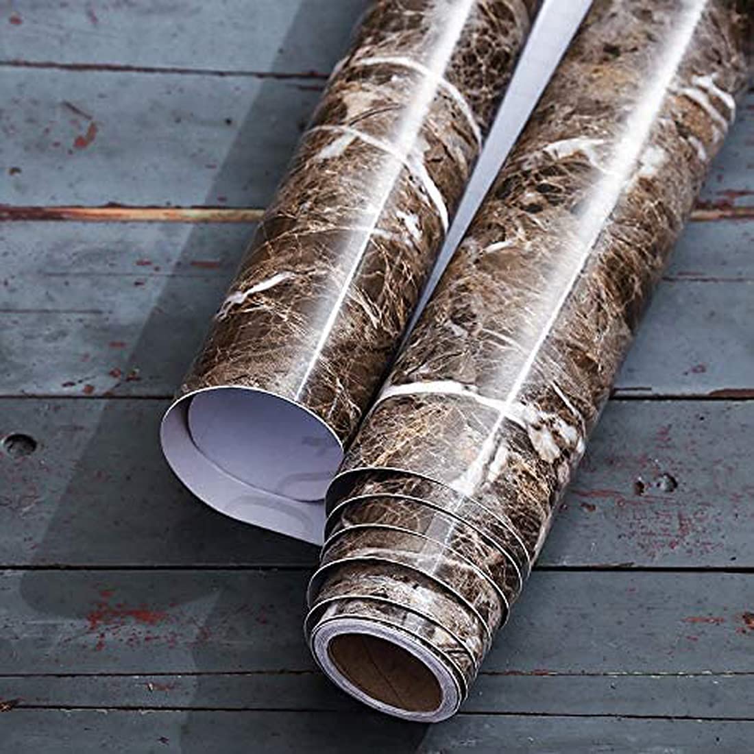 SKYPARKLE Wall Stickers Brown Marble Wallpaper (200cm x 60cm) for Furniture Kitchen, Cabinets, Almirah, Tabletop, Plastic Table, Wooden Table, Wardrobe, Renovation PVC Self Adhesive Sticker(Brown) (B0CPD2ZY1P) Amazon Price History, Amazon Price Tracker