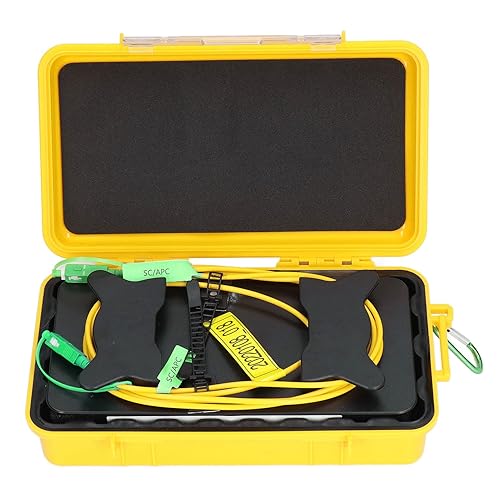 Miniatura 5 de Caja de cable de lanzamiento, 3,280.8 ft SCAPC a SCAPC OTDR Caja de cable Herramienta de prueba de fibra óptica Prueba de material de fibra y