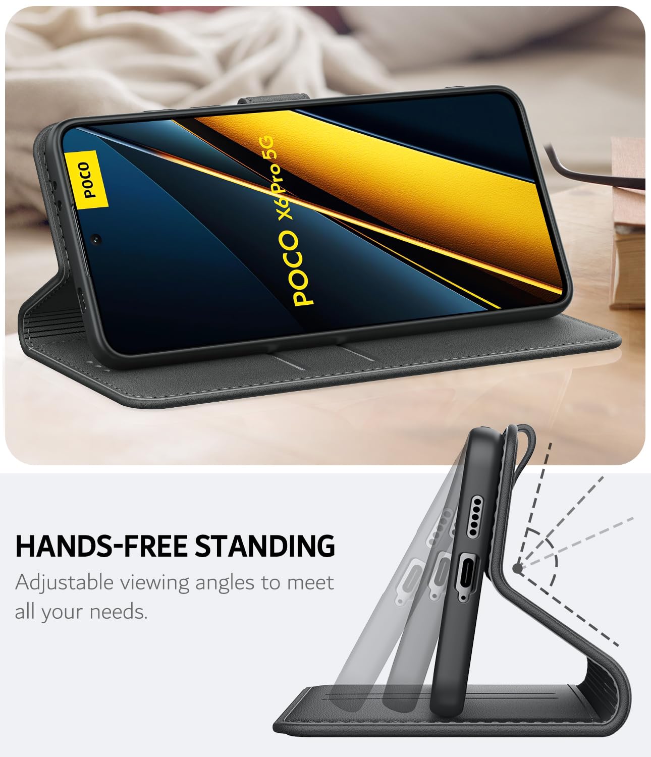 Para Xiaomi Redmi Note 12 Pro Speed / POCO X5 Pro 5G IMAK UC-3 Series Estuche Protector De TPU Esmerilado A Prueba De Golpes Negro