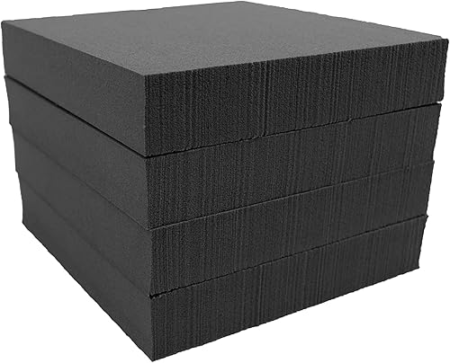 XCEL Juego de 4 almohadillas antivibraciones multiusos – Protección para muebles y electrodomésticos – Almohadilla de goma de espuma de celda disponible en Yaxa Guatemala