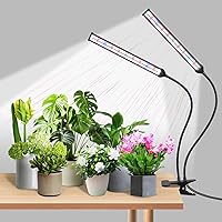Vista 11 de Luces de Crecimiento para Plantas de Interior, 84LEDs Luces de Clip para Plantas, Lámparas LED de Espectro Completo para Crecimiento de Plantas
