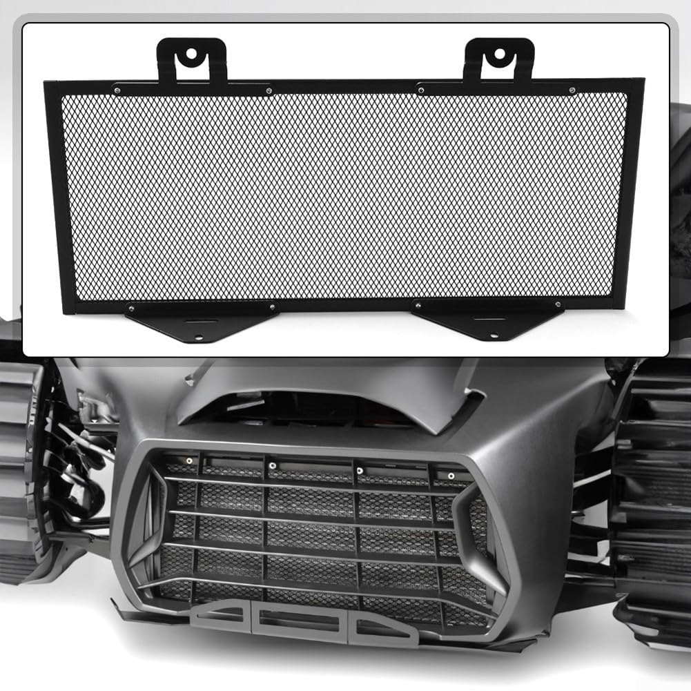 Kühlergrill Für Can-Am Ryker 41-419 Metall Schwarz 49x26cm Robuster Gitterschutz Frontpartie Motorrad Ersatzteil