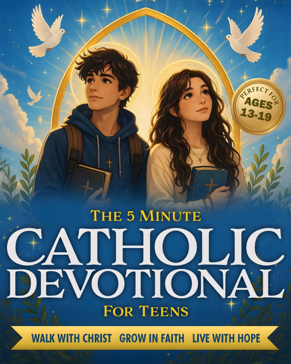 The 5-Minute Catholic Devotional For Teens: Simple Daily Devotions To Build Unshakable Faith, Draw Closer To God, And Stand Strong Through Life’s ... Teen Girls & Boys. Christian Gifts For Teens.