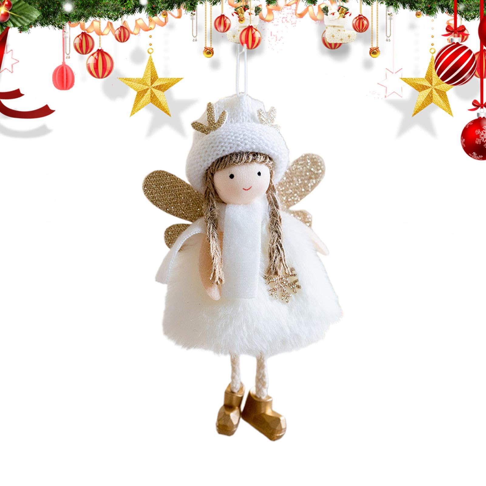 Amazon.co.jp: クリスマス天使の装飾品、クリスマス天使人形ペンダント 