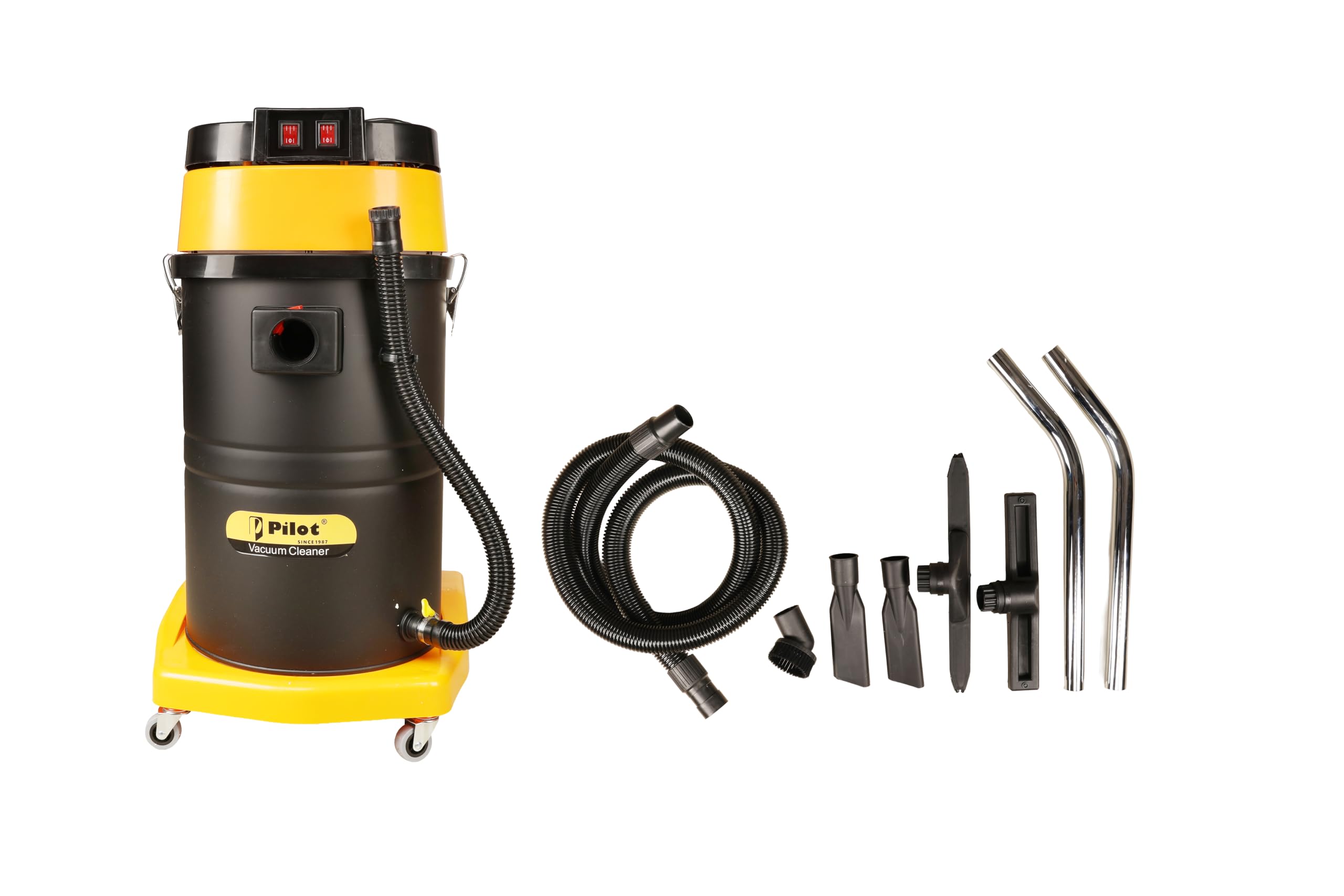 Pilot 70L Wet and Dry Vacuum Cleaner for Home 2400W Double Motor | 2000mm Suction | Industrial, Commercial & Garage Use-image-42