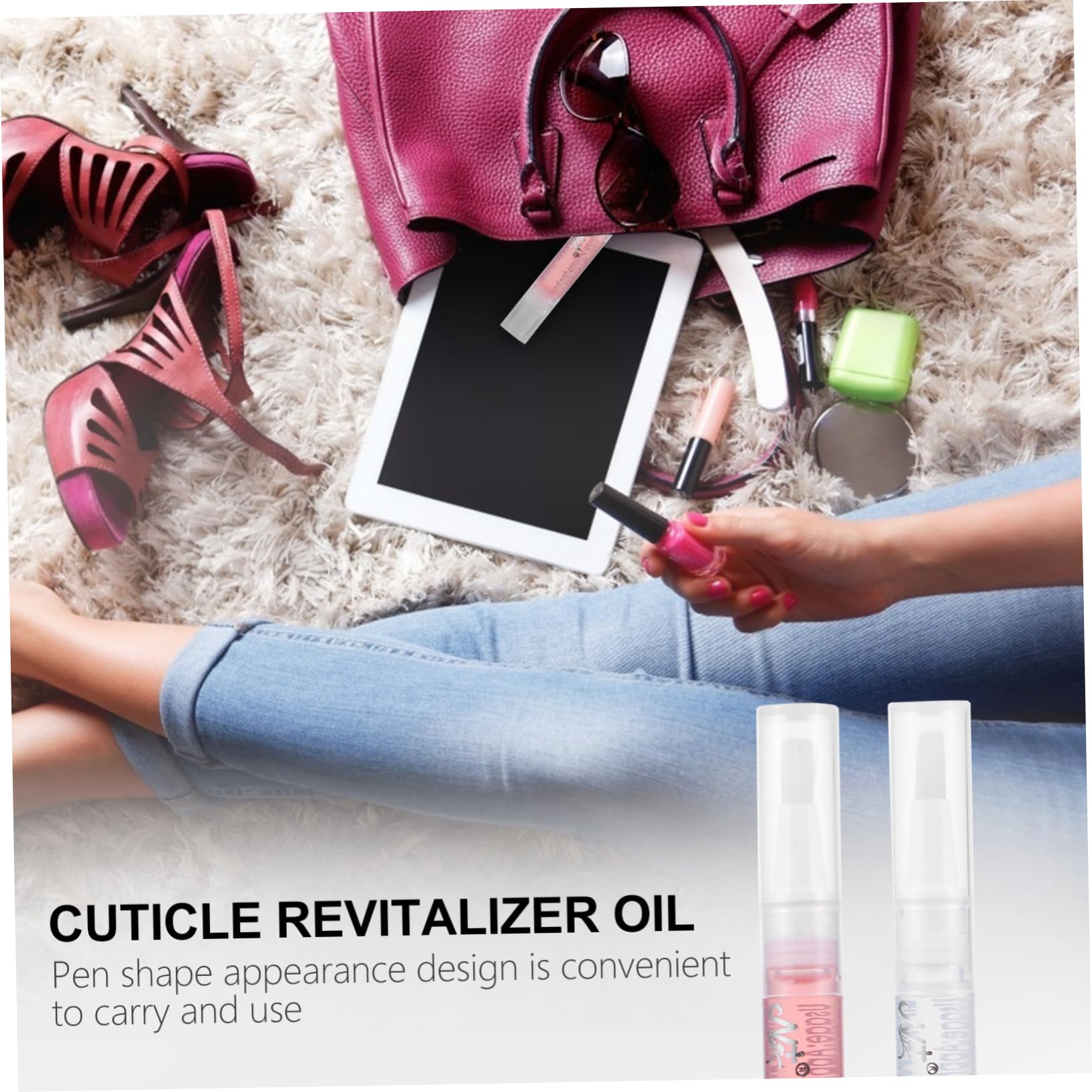 Ipetboom 24piezas Esencial Para Uñas y Cutículas Bolígrafos De Nutriente Para Reparar y Revitalizar Uñas Para Uso Personal o Salones De Belleza
