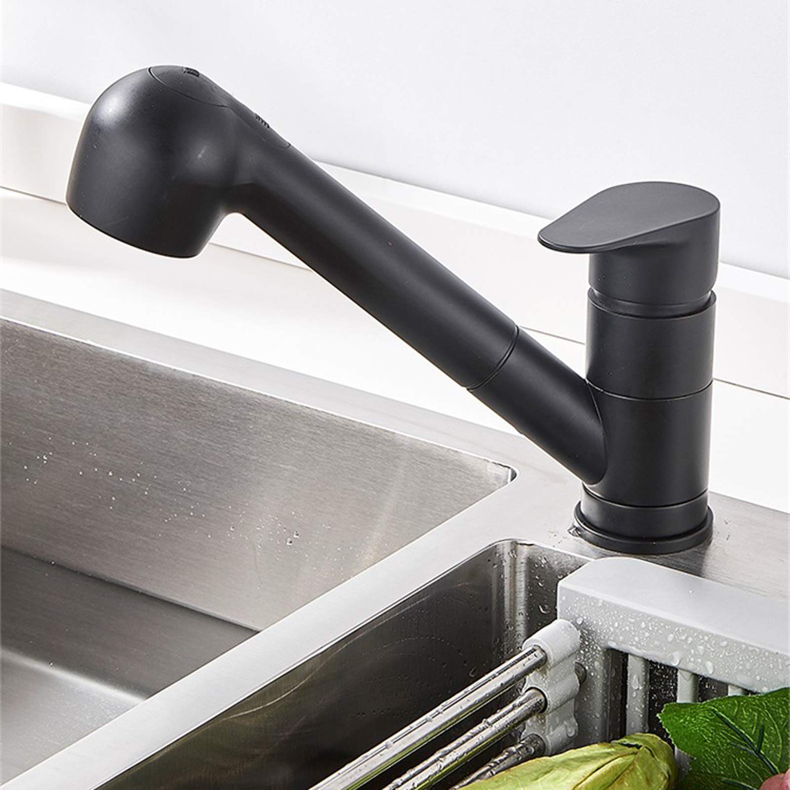Robinet de lavabo à levier unique chaud et froid contre les éclaboussures deau