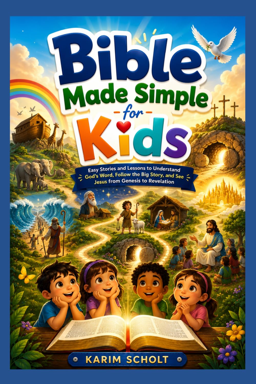 Bible Made Simple for Kids: Easy Stories and Lessons to Understand God's Word, Follow the Big Story, and See Jesus from Genesis to Revelation
