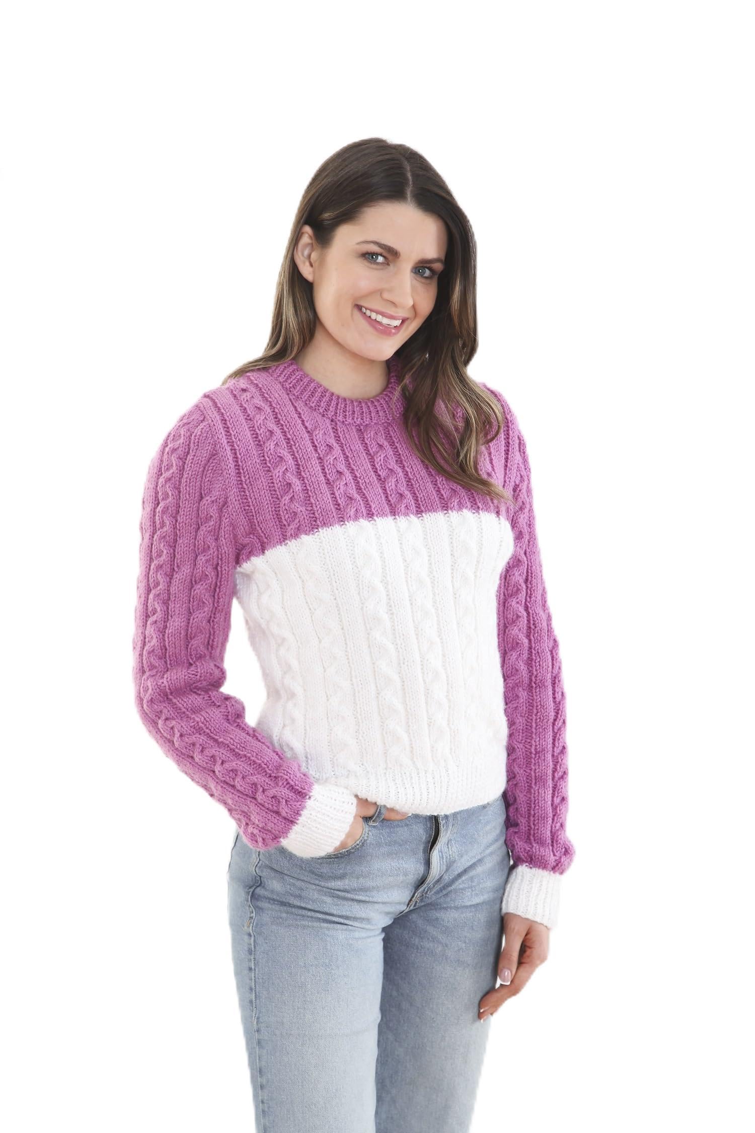 King Cole Unisex Knitting Pattern Aran Mens or Woman Slipover & Sweater 6339
