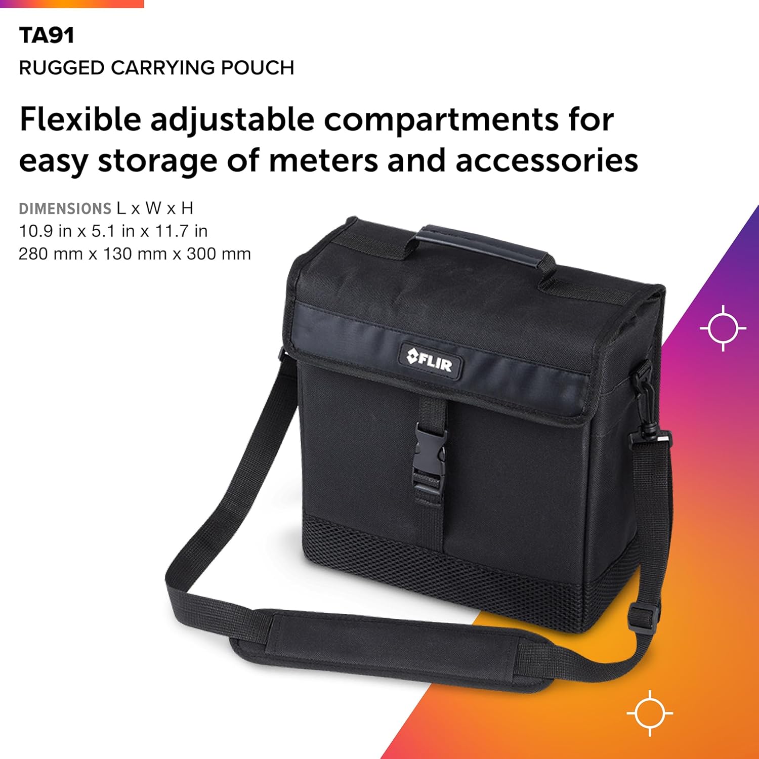 FLIR TA91 - Rugged Carrying Pouch with Shoulder Strap