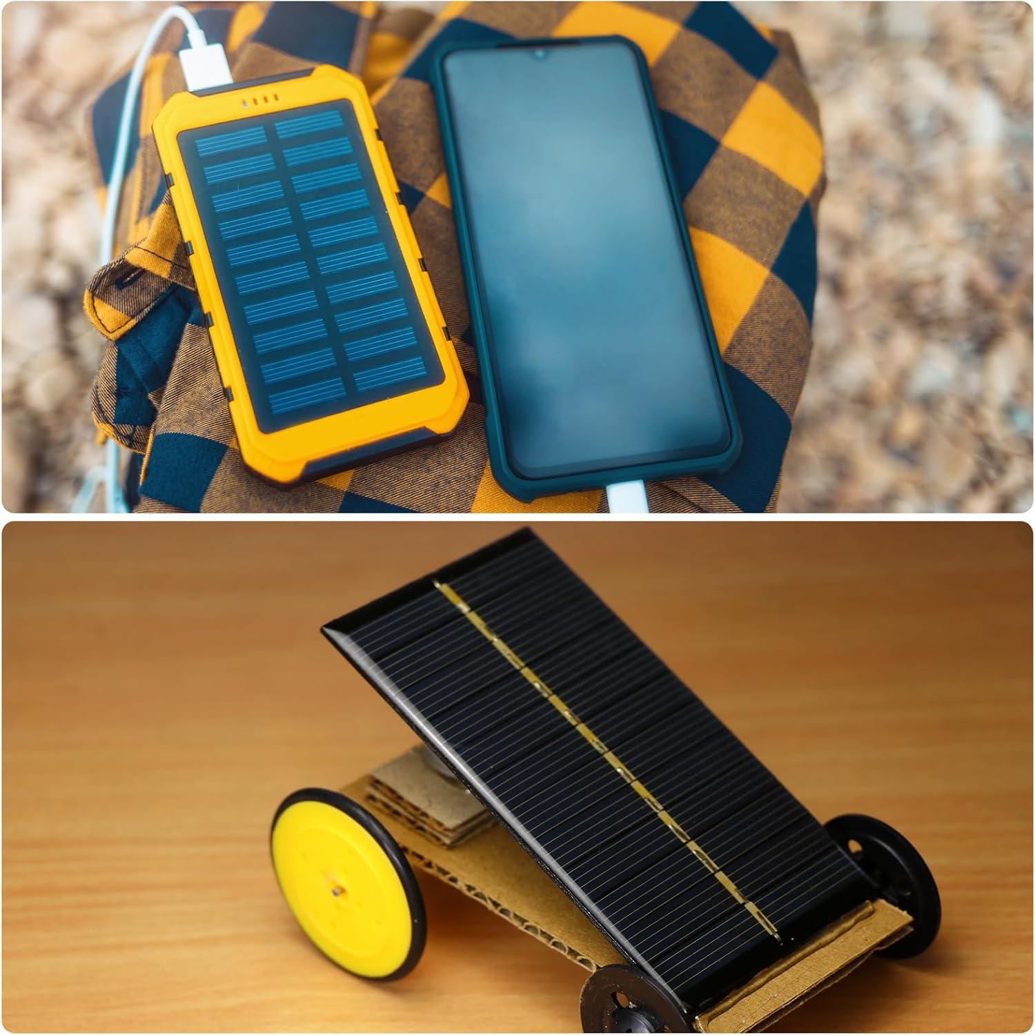 MECCANIXITY 2Pcs 4V 0.6W 150mA Mini Solar Panels with Cable image 5