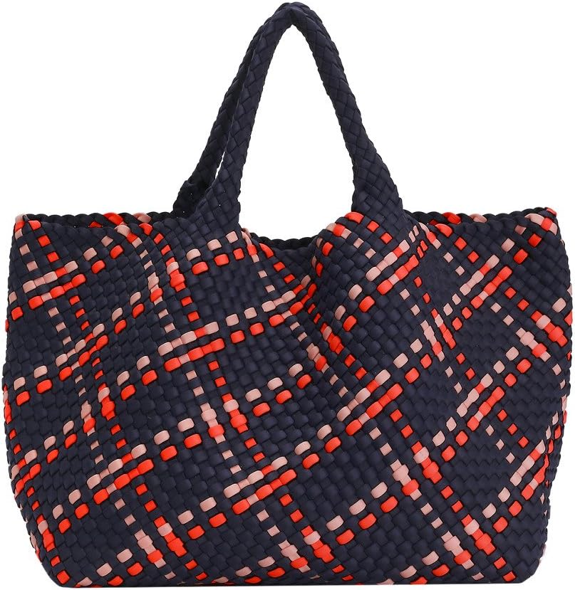 Naghedi St Barths Large Neoprene Multi Color Tote