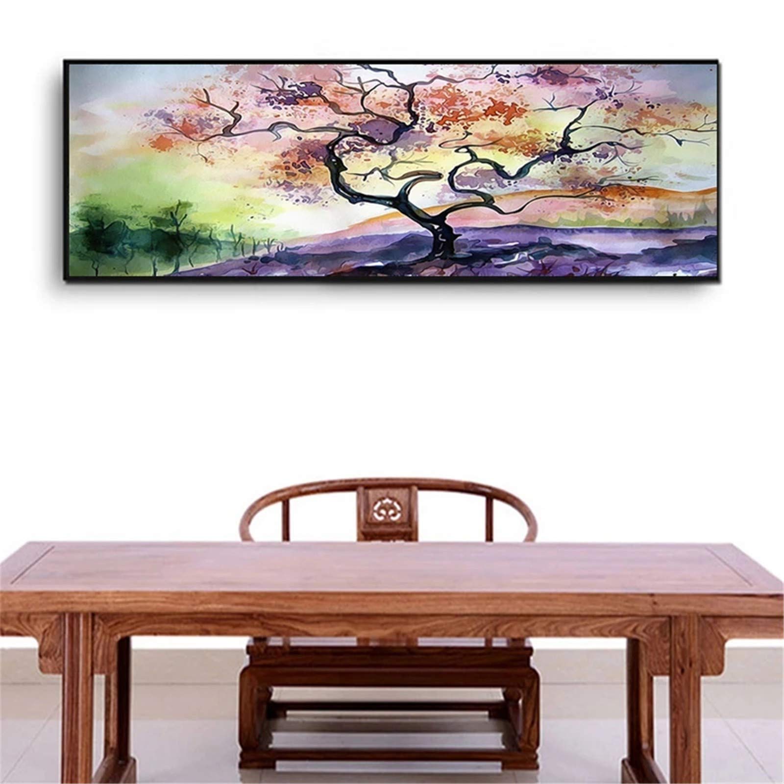 Diamond painting strass de qualité supérieure arbres colorés 5D