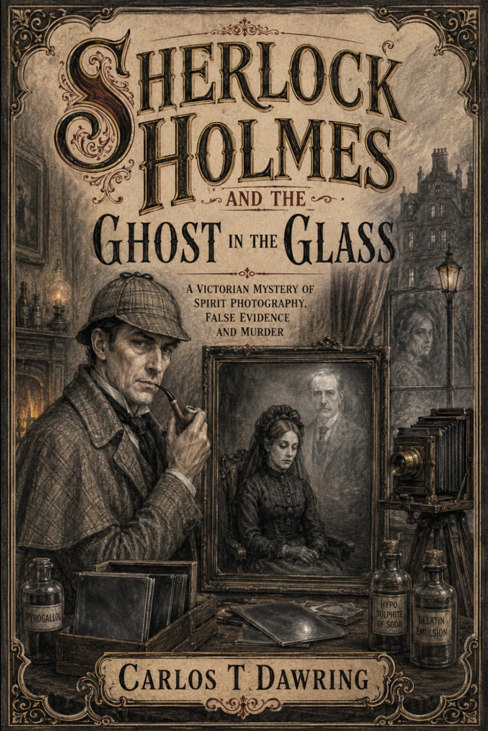 Sherlock Holmes and the Ghost in the Glass: A Victorian Mystery of Spirit Photography, False Evidence and Murder (The Carlos T Dawring Victorian Murder Mysteries)