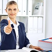 Vista 7 de 10 Books Money and Rent Receipt Book 3 Part Carbonless Receipt Book, Bound Wraparound Cover Receipt Log Book 100 Sets Per Book 4 Receipts Per Page