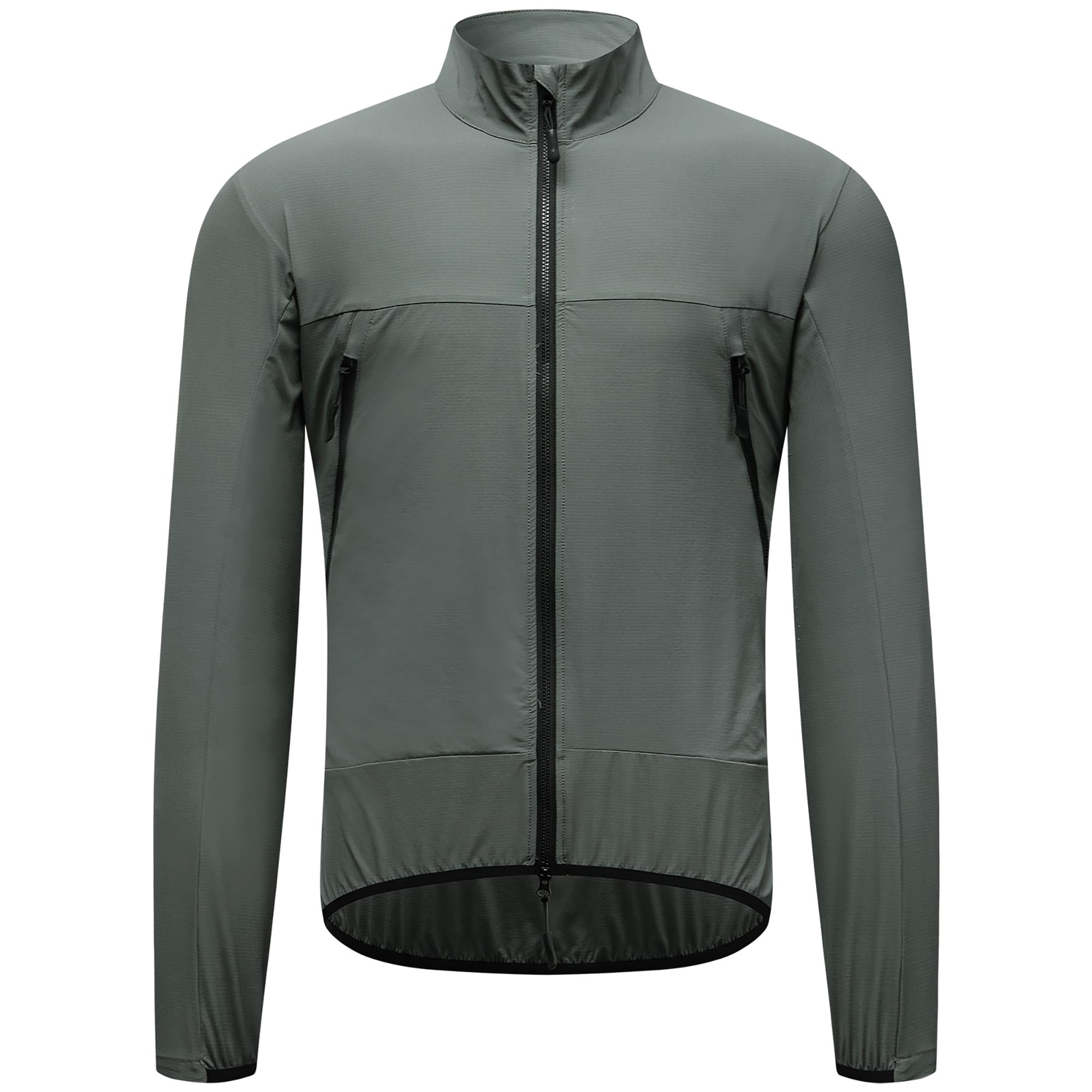 Chaqueta de ciclismo para hombre/mujer, impermeable Jersey de ciclismo, transpirable, secado rápido para correr, entrenar, caminar y hacer senderismo en primavera y verano