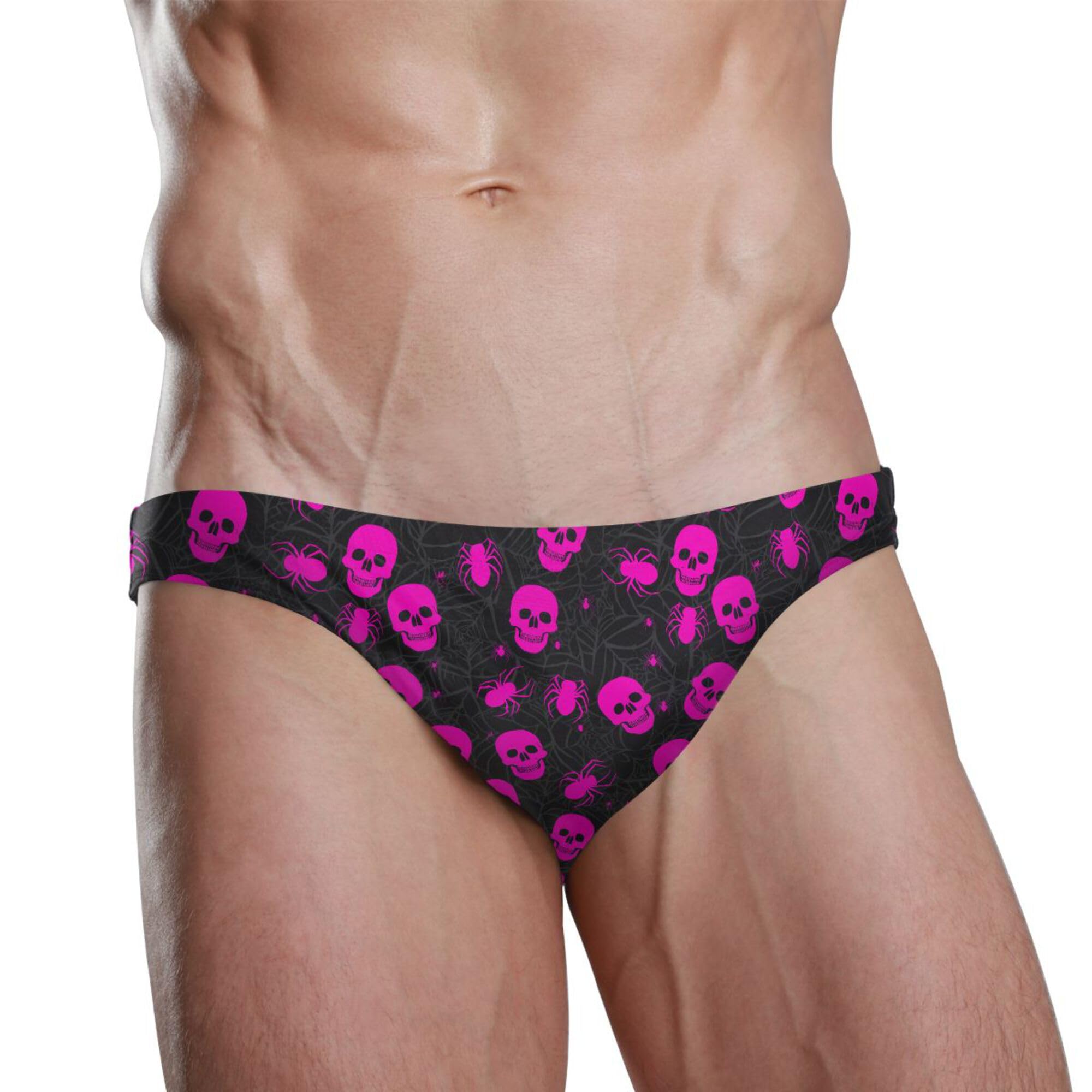Skull Spider Swim Briefs for Men Swimsuit Bikini Swimwear S B0404500