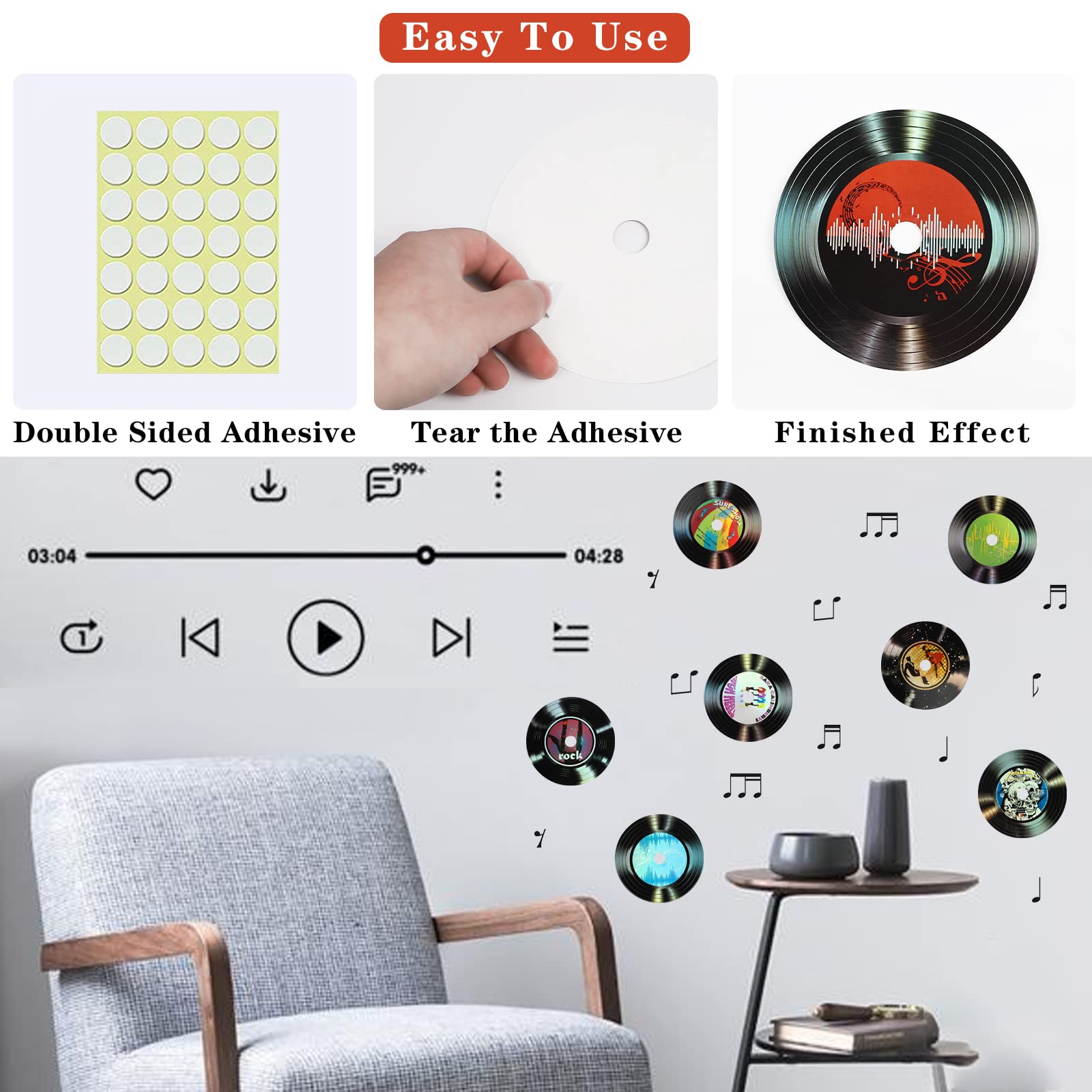 ONEST Wall Collage Kit Aesthetic Pictures, 32PCS CD Album Cover Posters Collage Kit, Music